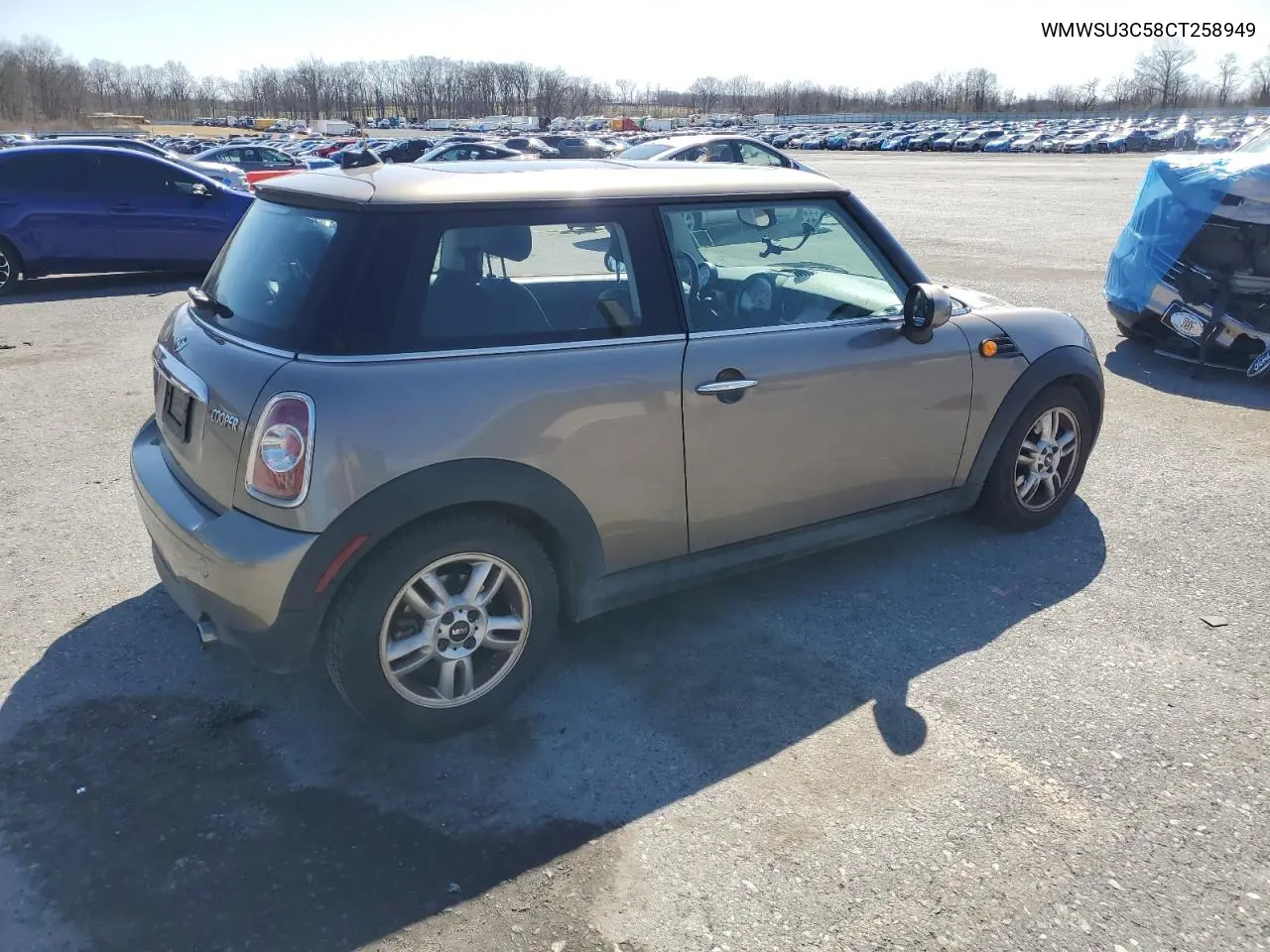 2012 Mini Cooper VIN: WMWSU3C58CT258949 Lot: 50094765