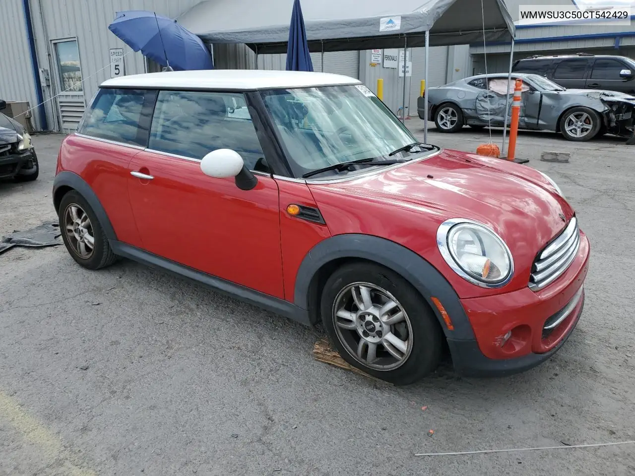 2012 Mini Cooper VIN: WMWSU3C50CT542429 Lot: 54794475
