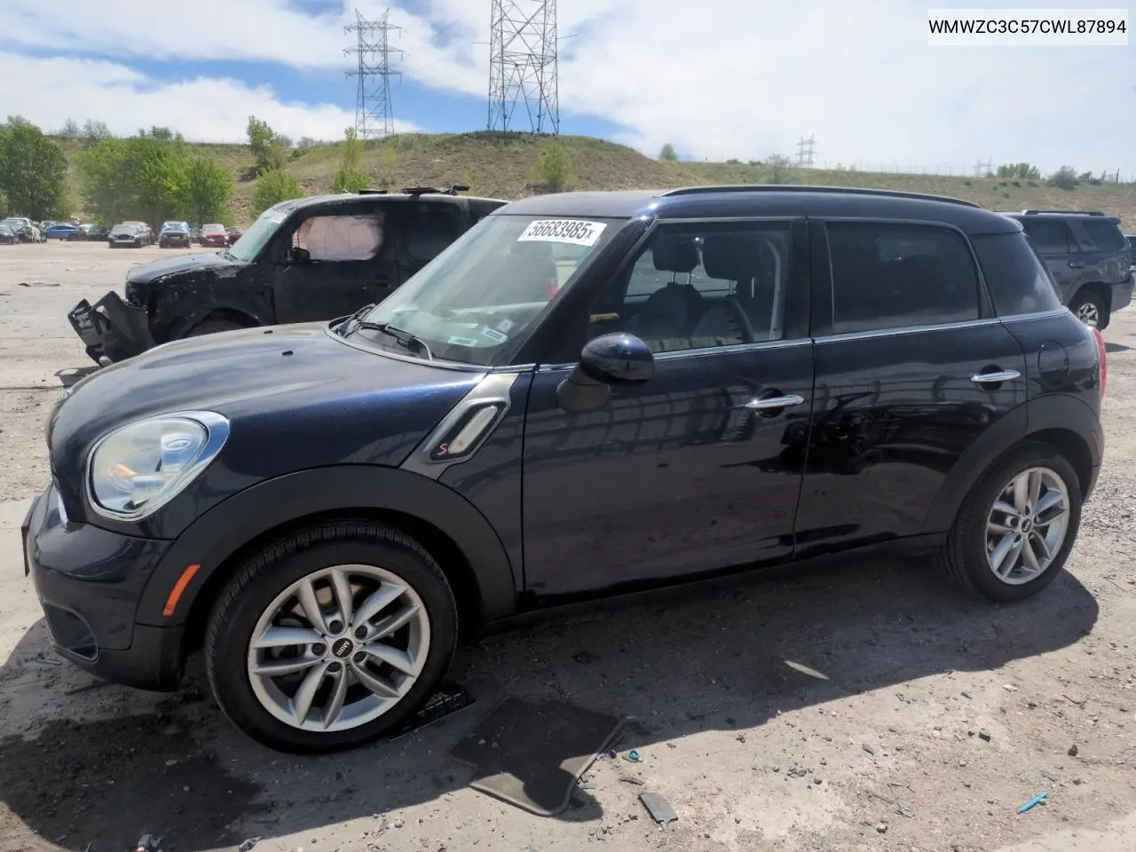 2012 Mini Cooper S Countryman VIN: WMWZC3C57CWL87894 Lot: 56683985