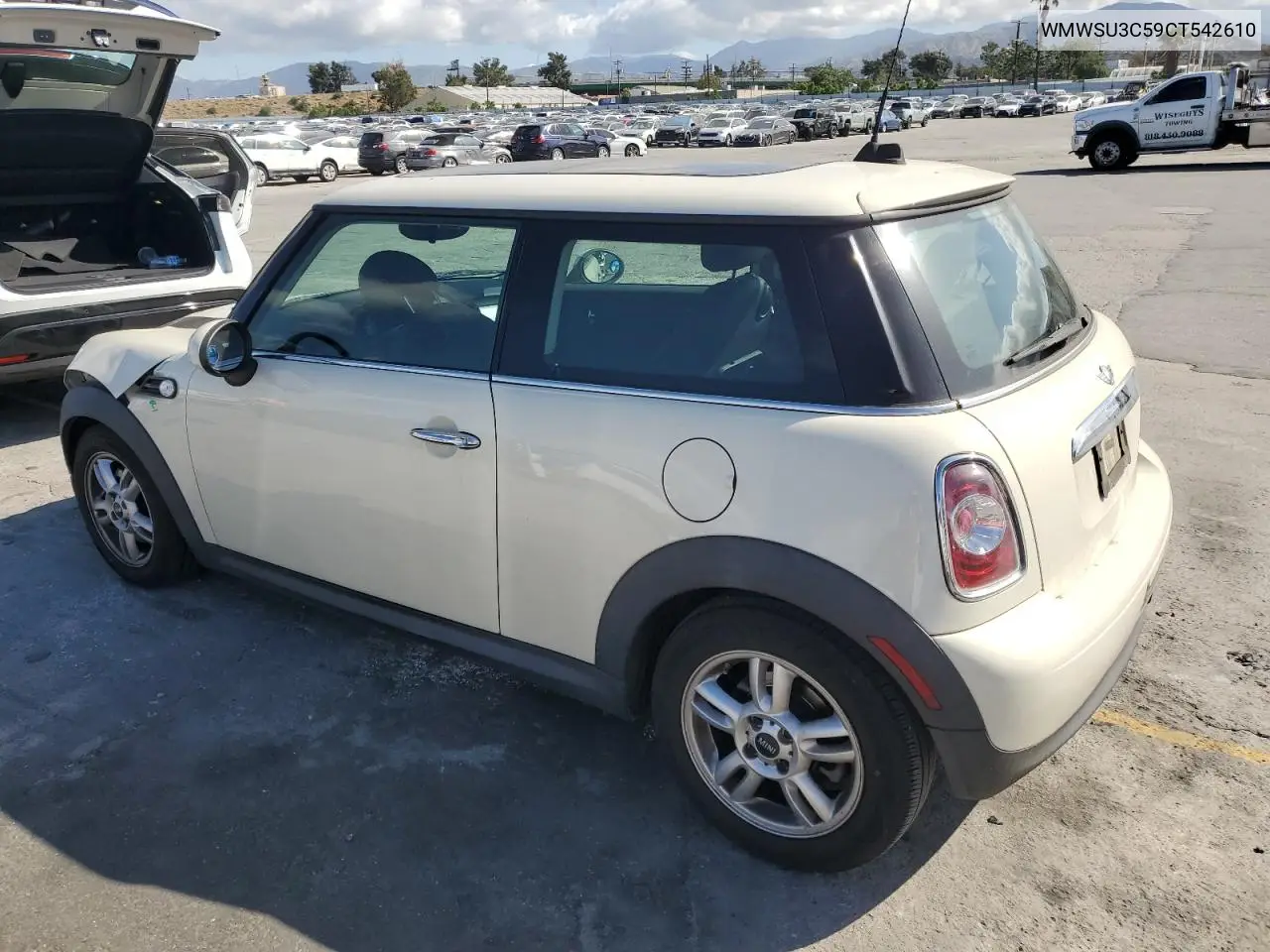 2012 Mini Cooper VIN: WMWSU3C59CT542610 Lot: 56720805