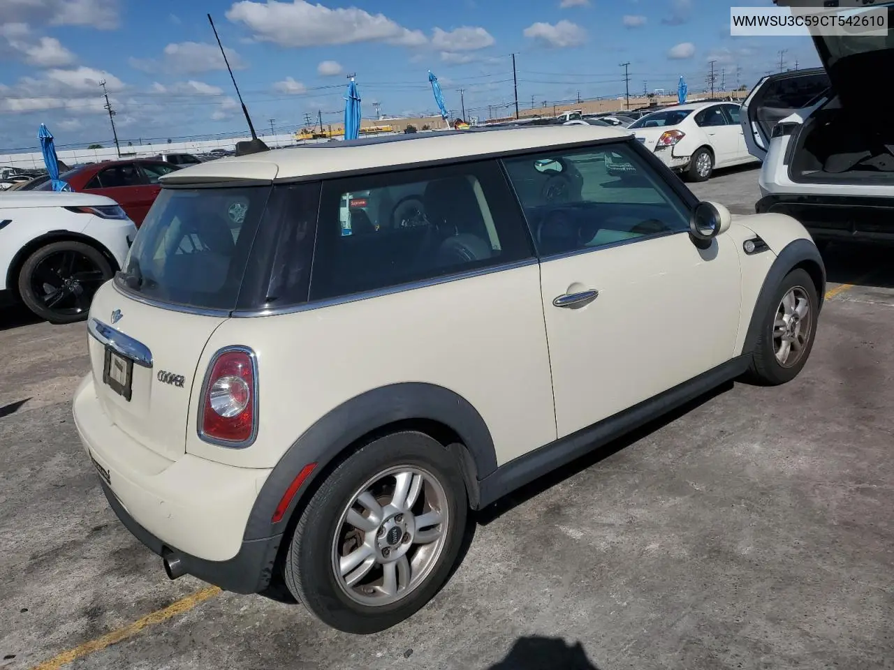 2012 Mini Cooper VIN: WMWSU3C59CT542610 Lot: 56720805