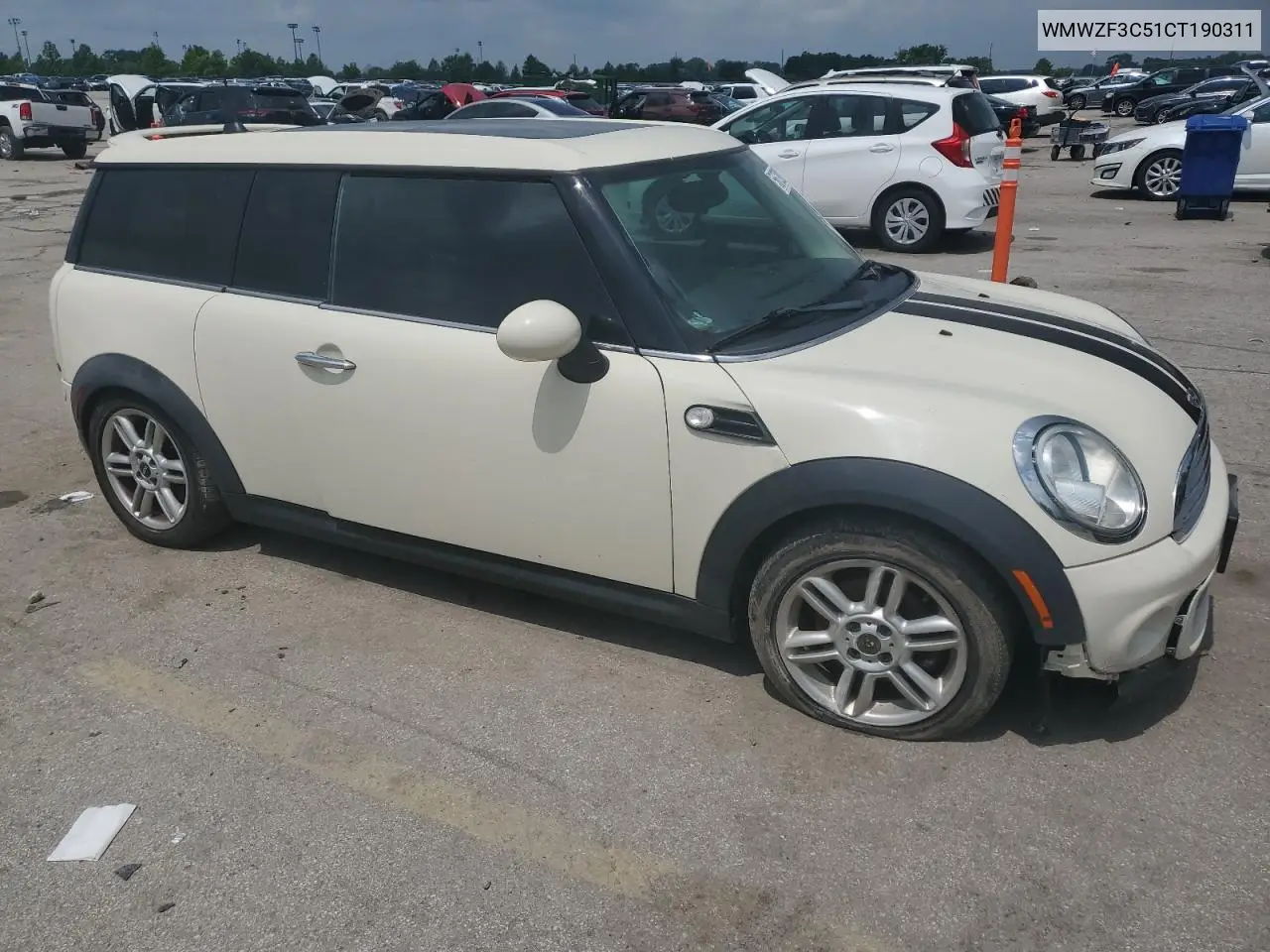 2012 Mini Cooper Clubman VIN: WMWZF3C51CT190311 Lot: 56729285