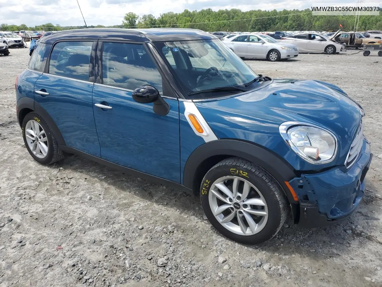 2012 Mini Cooper Countryman VIN: WMWZB3C55CWM30373 Lot: 56836925