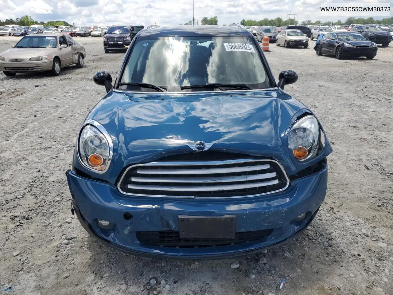 2012 Mini Cooper Countryman VIN: WMWZB3C55CWM30373 Lot: 56836925