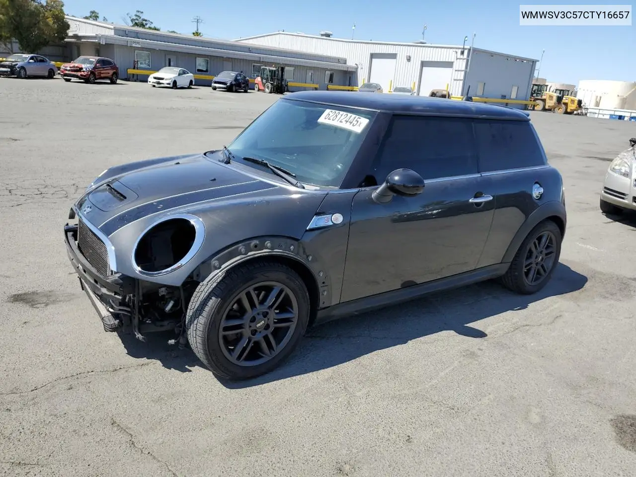 2012 Mini Cooper S VIN: WMWSV3C57CTY16657 Lot: 62812445