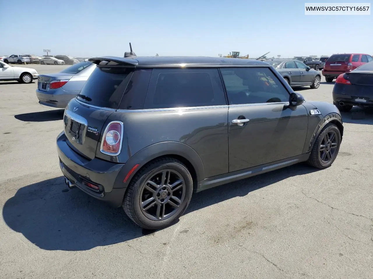 2012 Mini Cooper S VIN: WMWSV3C57CTY16657 Lot: 62812445