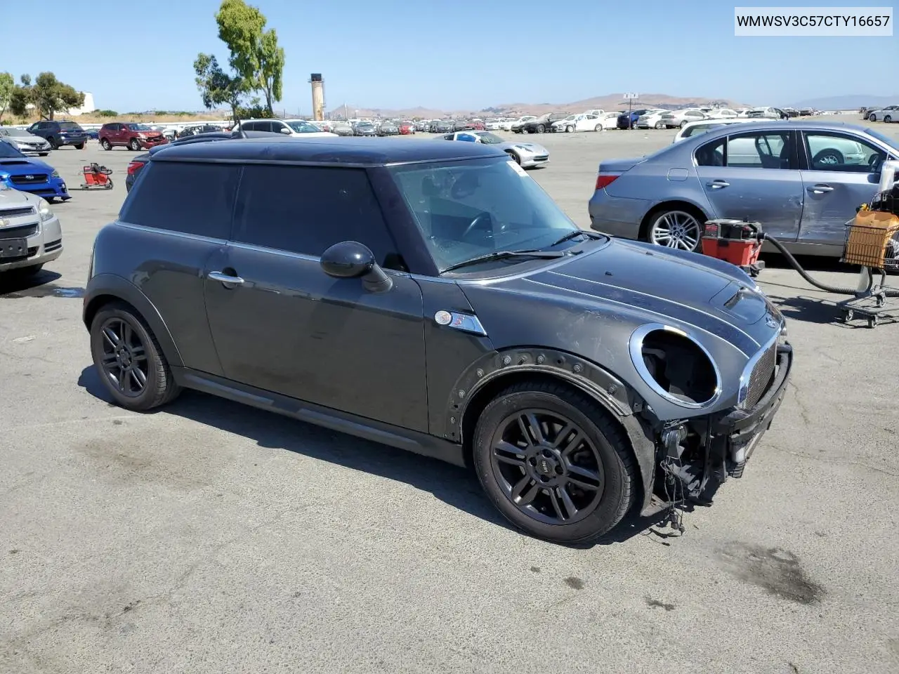 2012 Mini Cooper S VIN: WMWSV3C57CTY16657 Lot: 62812445