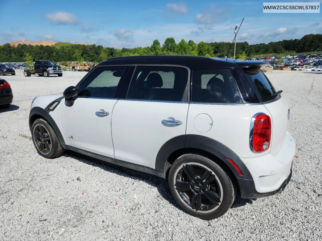 2012 Mini Cooper S Countryman VIN: WMWZC5C55CWL57837 Lot: 63086355