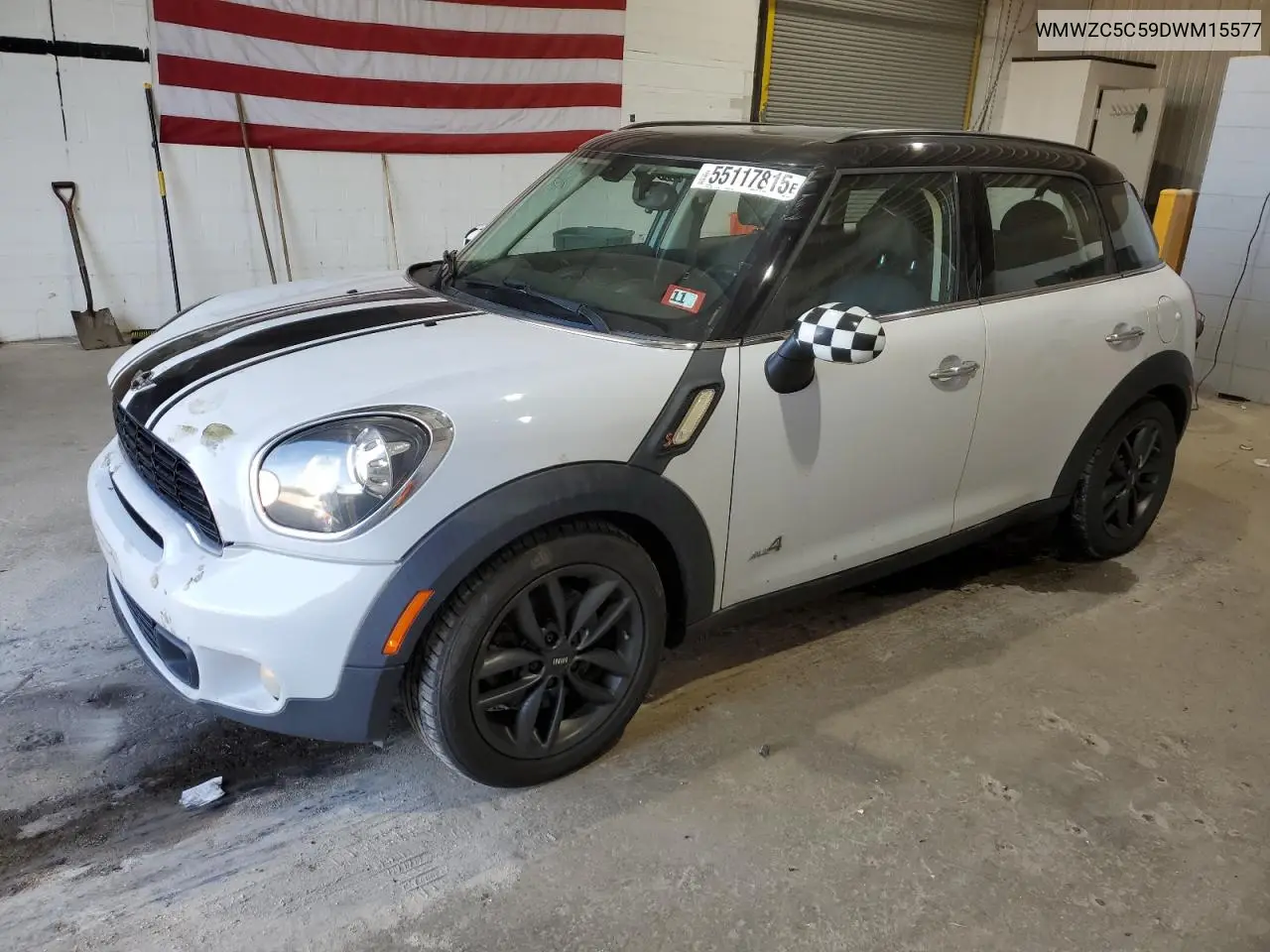 2013 Mini Cooper S Countryman VIN: WMWZC5C59DWM15577 Lot: 55117815