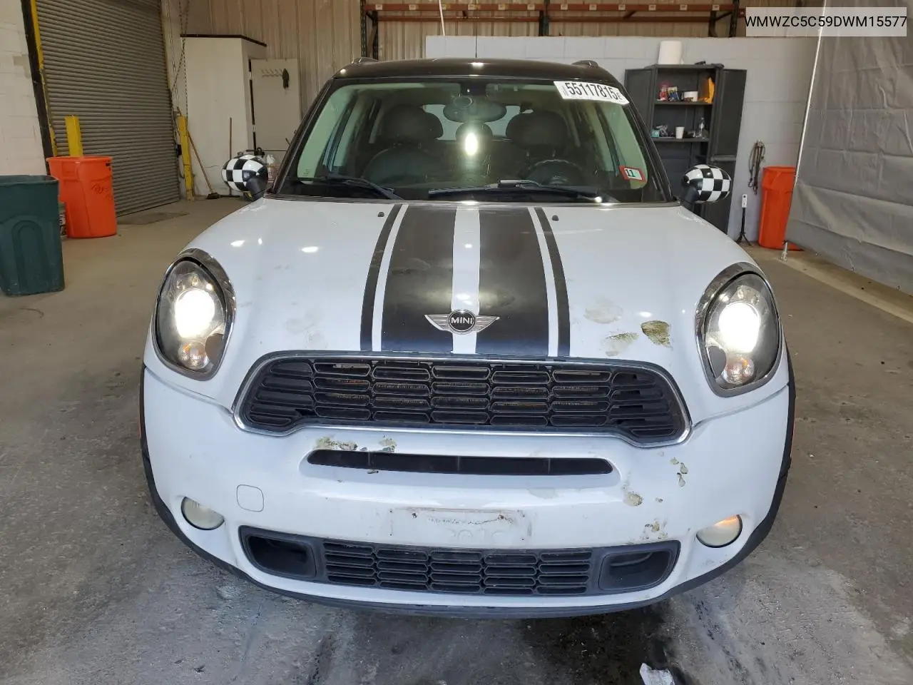 2013 Mini Cooper S Countryman VIN: WMWZC5C59DWM15577 Lot: 55117815