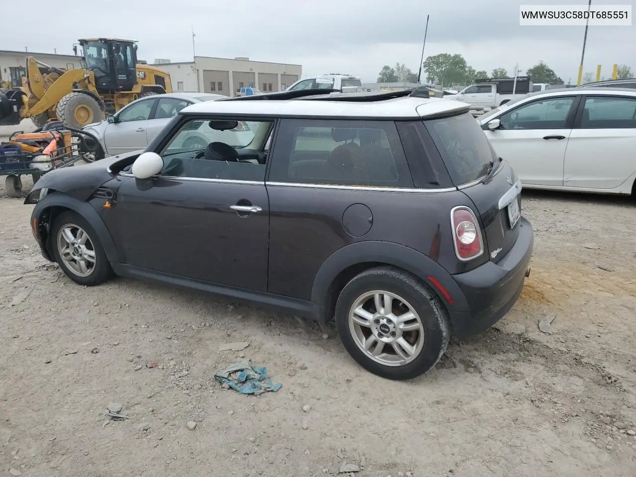 2013 Mini Cooper VIN: WMWSU3C58DT685551 Lot: 56548975