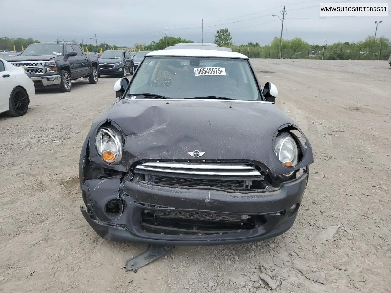 2013 Mini Cooper VIN: WMWSU3C58DT685551 Lot: 56548975