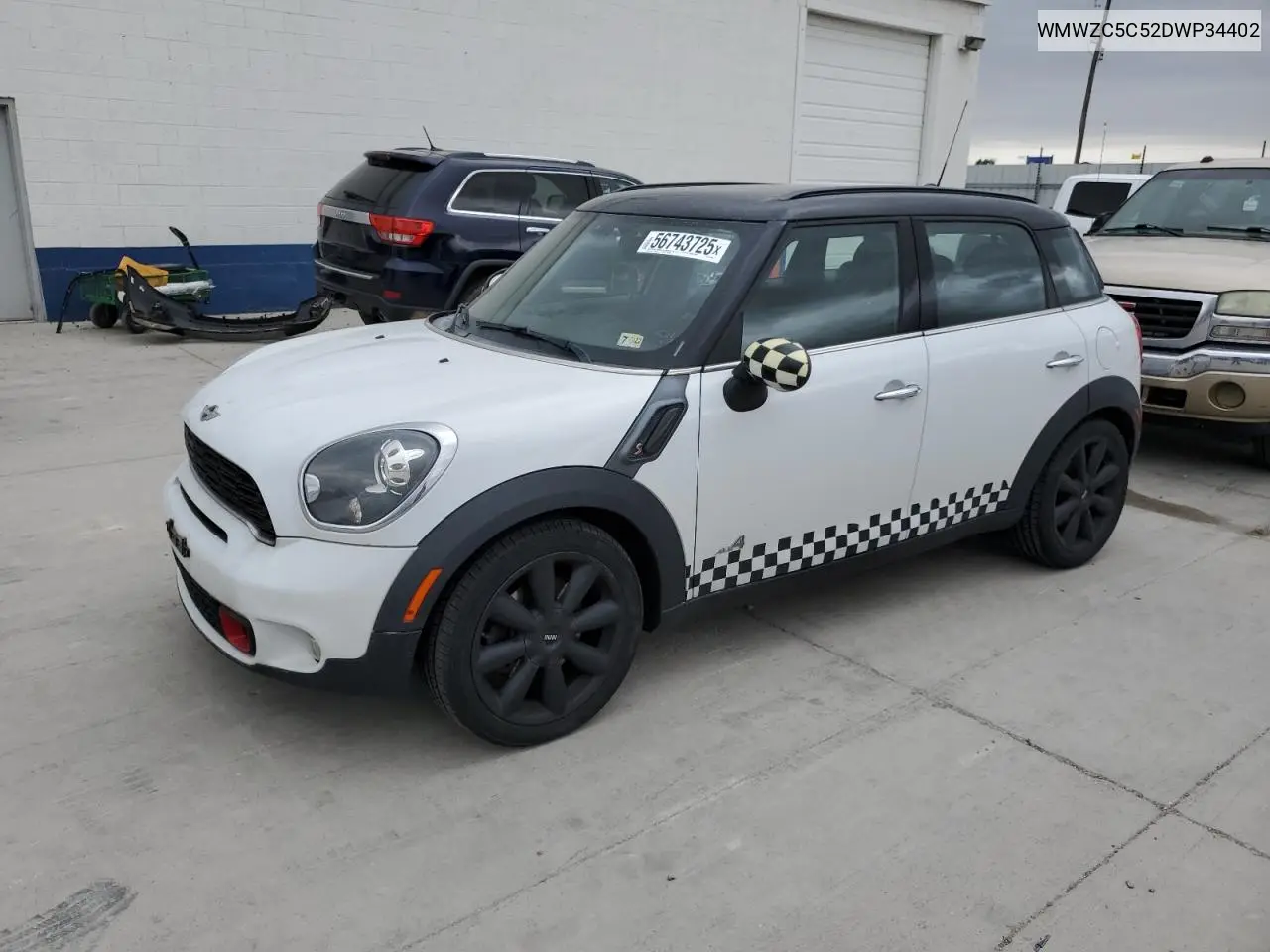 2013 Mini Cooper S Countryman VIN: WMWZC5C52DWP34402 Lot: 56743725