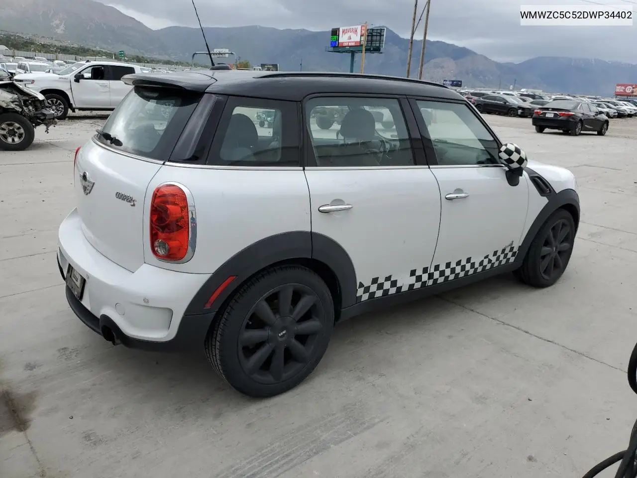 2013 Mini Cooper S Countryman VIN: WMWZC5C52DWP34402 Lot: 56743725