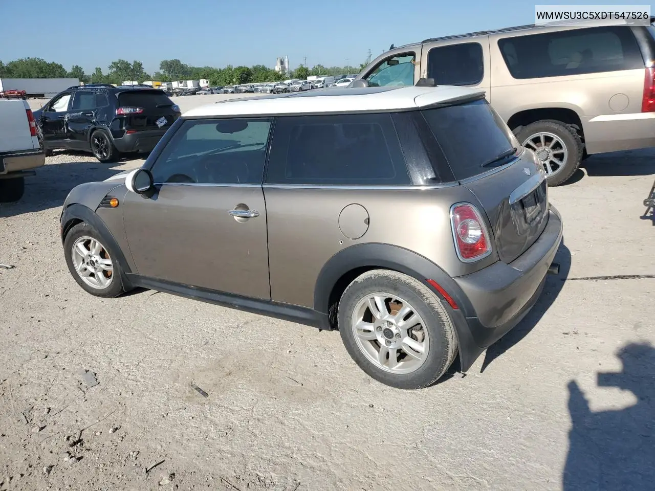 2013 Mini Cooper VIN: WMWSU3C5XDT547526 Lot: 56756445