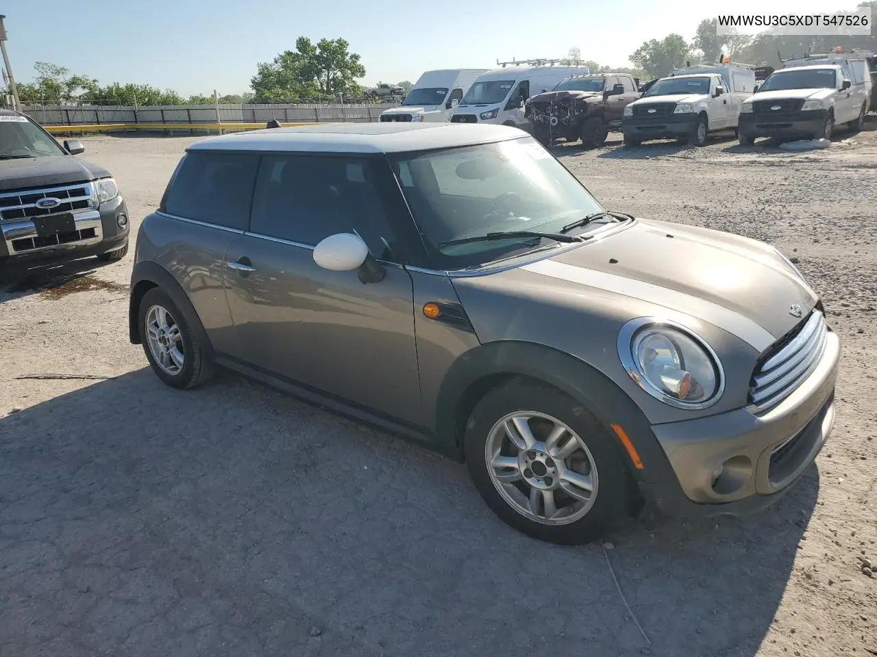 2013 Mini Cooper VIN: WMWSU3C5XDT547526 Lot: 56756445