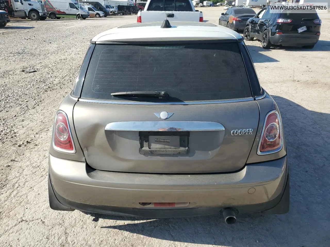 2013 Mini Cooper VIN: WMWSU3C5XDT547526 Lot: 56756445