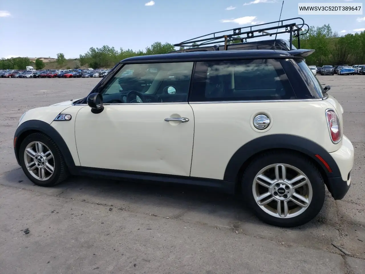 2013 Mini Cooper S VIN: WMWSV3C52DT389647 Lot: 56764135