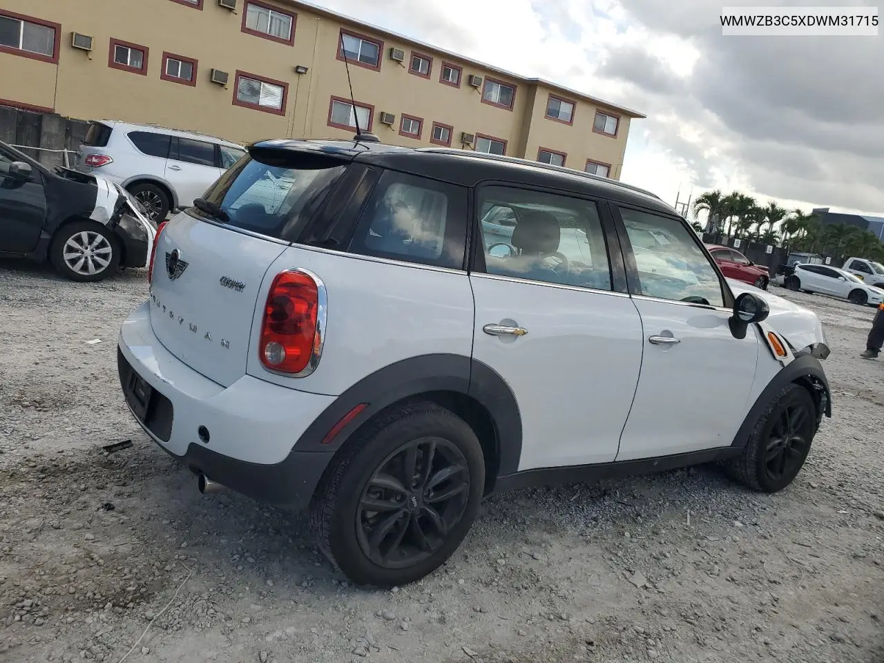 2013 Mini Cooper Countryman VIN: WMWZB3C5XDWM31715 Lot: 57028565