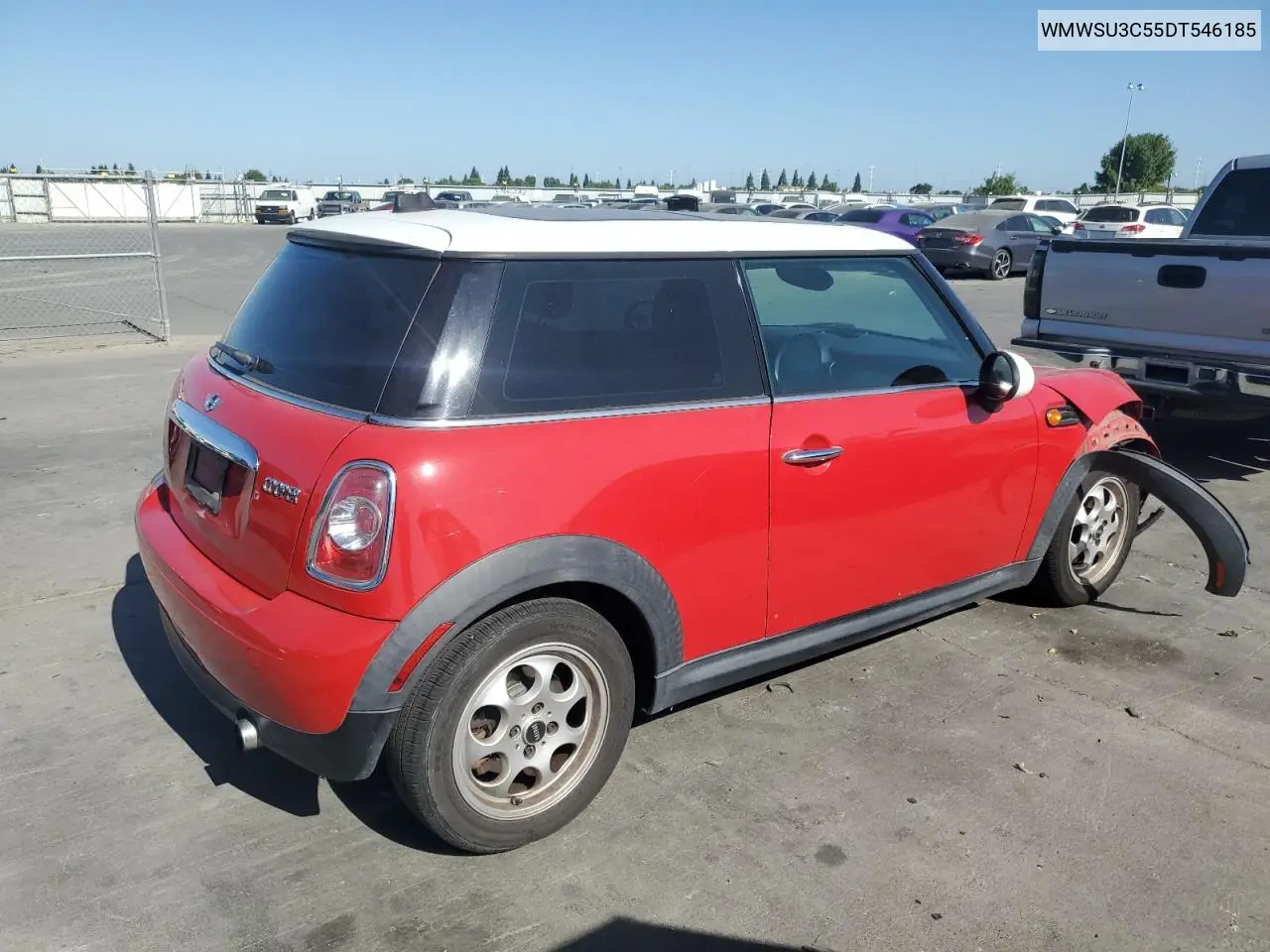 2013 Mini Cooper VIN: WMWSU3C55DT546185 Lot: 62603645
