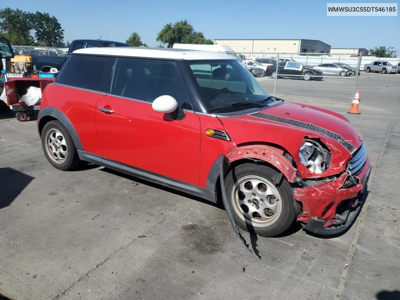 2013 Mini Cooper VIN: WMWSU3C55DT546185 Lot: 62603645