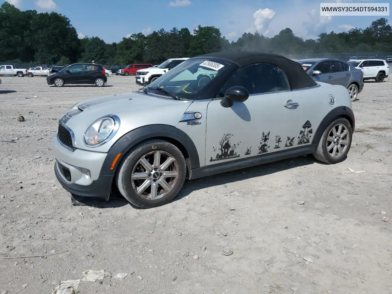 2013 Mini Cooper Roadster S VIN: WMWSY3C54DT594331 Lot: 62906305