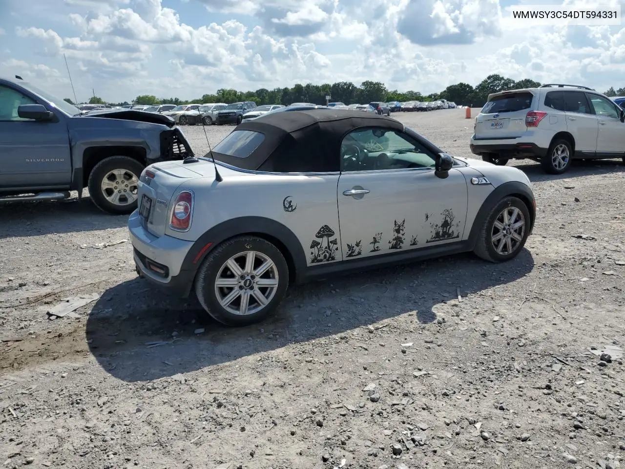2013 Mini Cooper Roadster S VIN: WMWSY3C54DT594331 Lot: 62906305