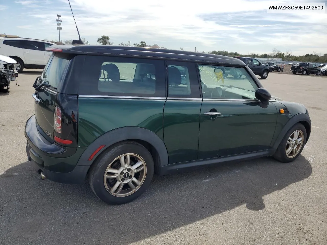 2014 Mini Cooper Clubman VIN: WMWZF3C59ET492500 Lot: 50275764