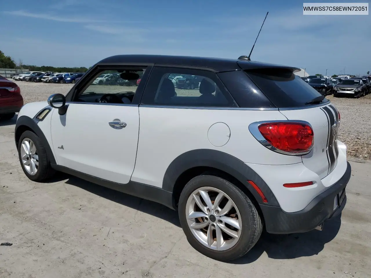 2014 Mini Cooper S Paceman VIN: WMWSS7C58EWN72051 Lot: 56945335