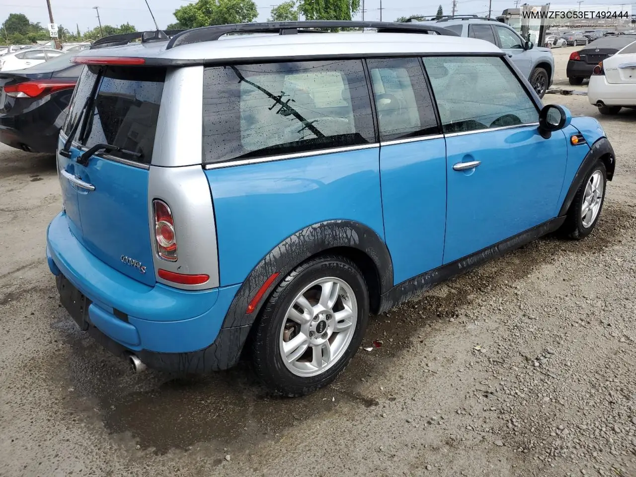 2014 Mini Cooper Clubman VIN: WMWZF3C53ET492444 Lot: 61926695