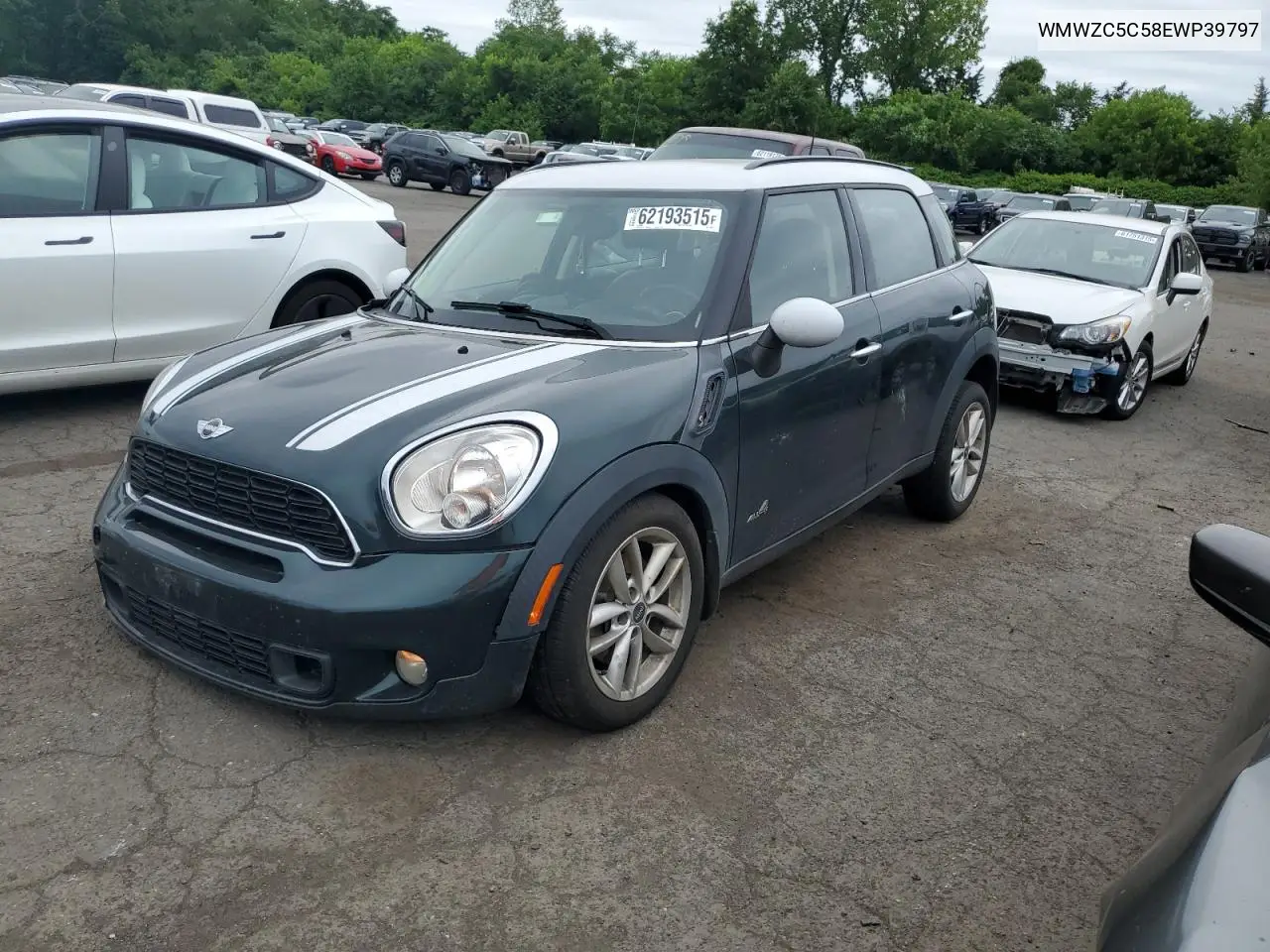 2014 Mini Cooper S Countryman VIN: WMWZC5C58EWP39797 Lot: 62193515