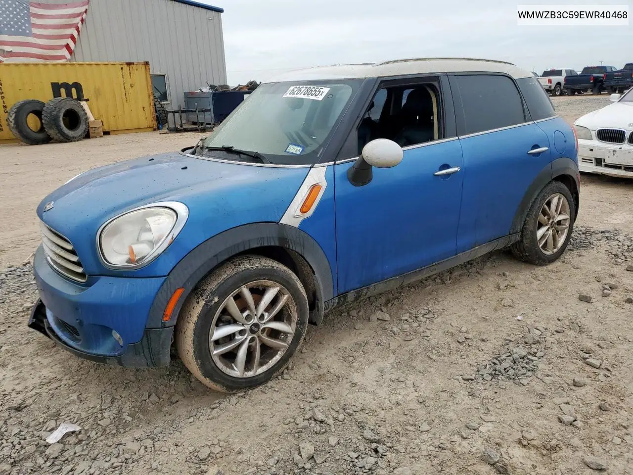 2014 Mini Cooper Countryman VIN: WMWZB3C59EWR40468 Lot: 62678655