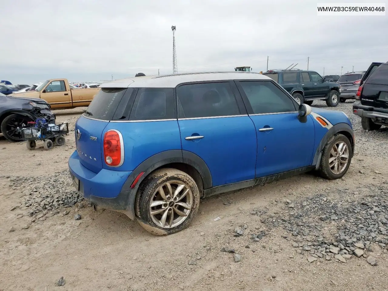 2014 Mini Cooper Countryman VIN: WMWZB3C59EWR40468 Lot: 62678655