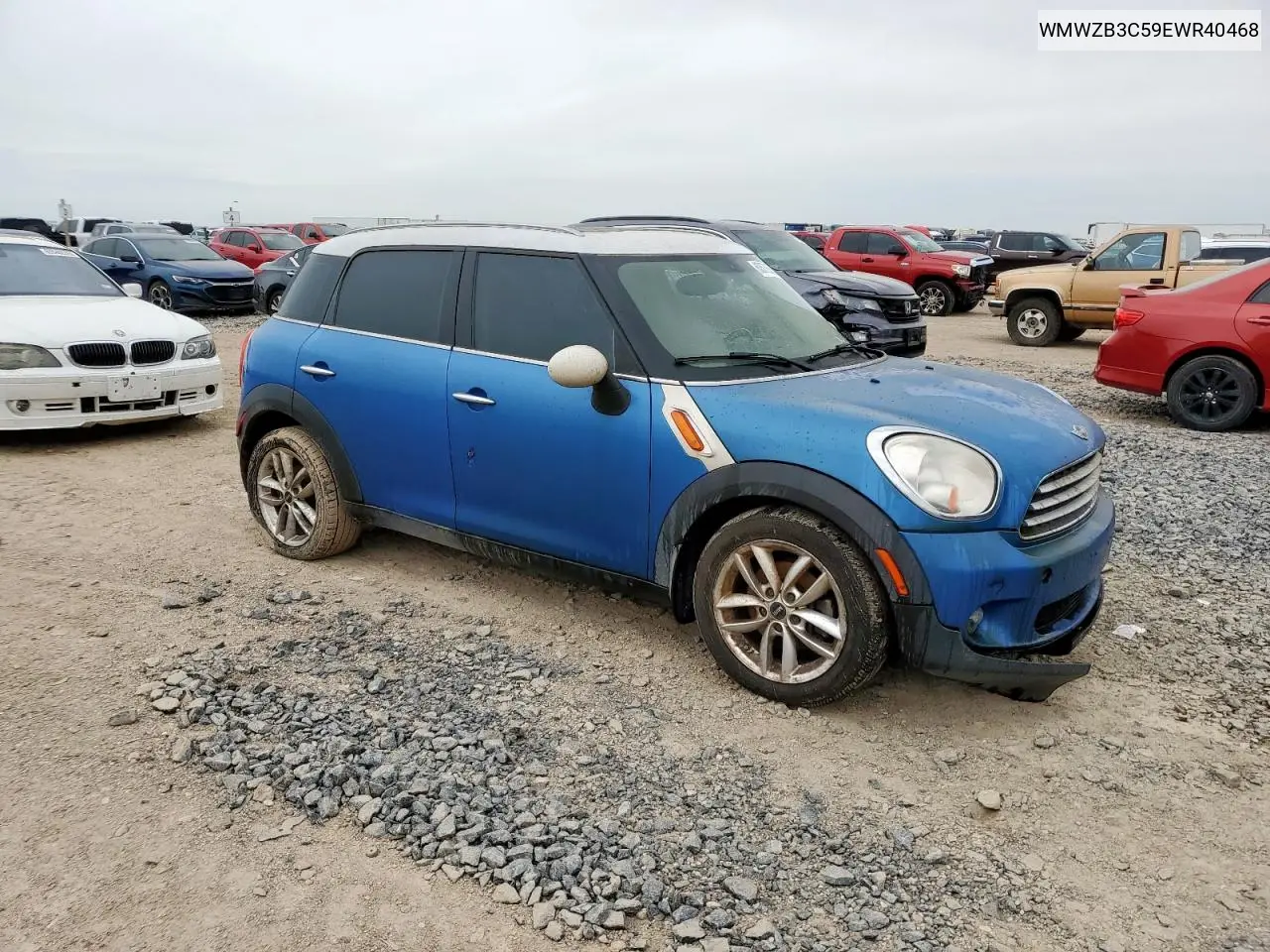 2014 Mini Cooper Countryman VIN: WMWZB3C59EWR40468 Lot: 62678655