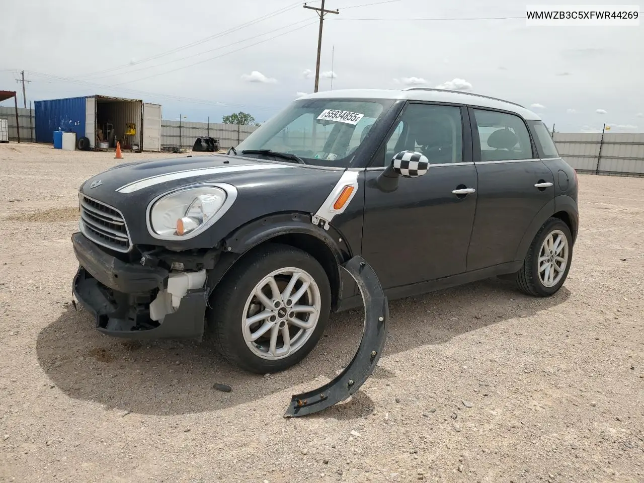 2015 Mini Cooper Countryman VIN: WMWZB3C5XFWR44269 Lot: 55934855