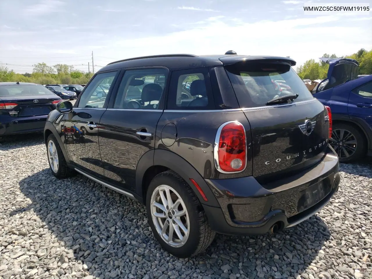 2015 Mini Cooper S Countryman VIN: WMWZC5C50FWM19195 Lot: 56298225