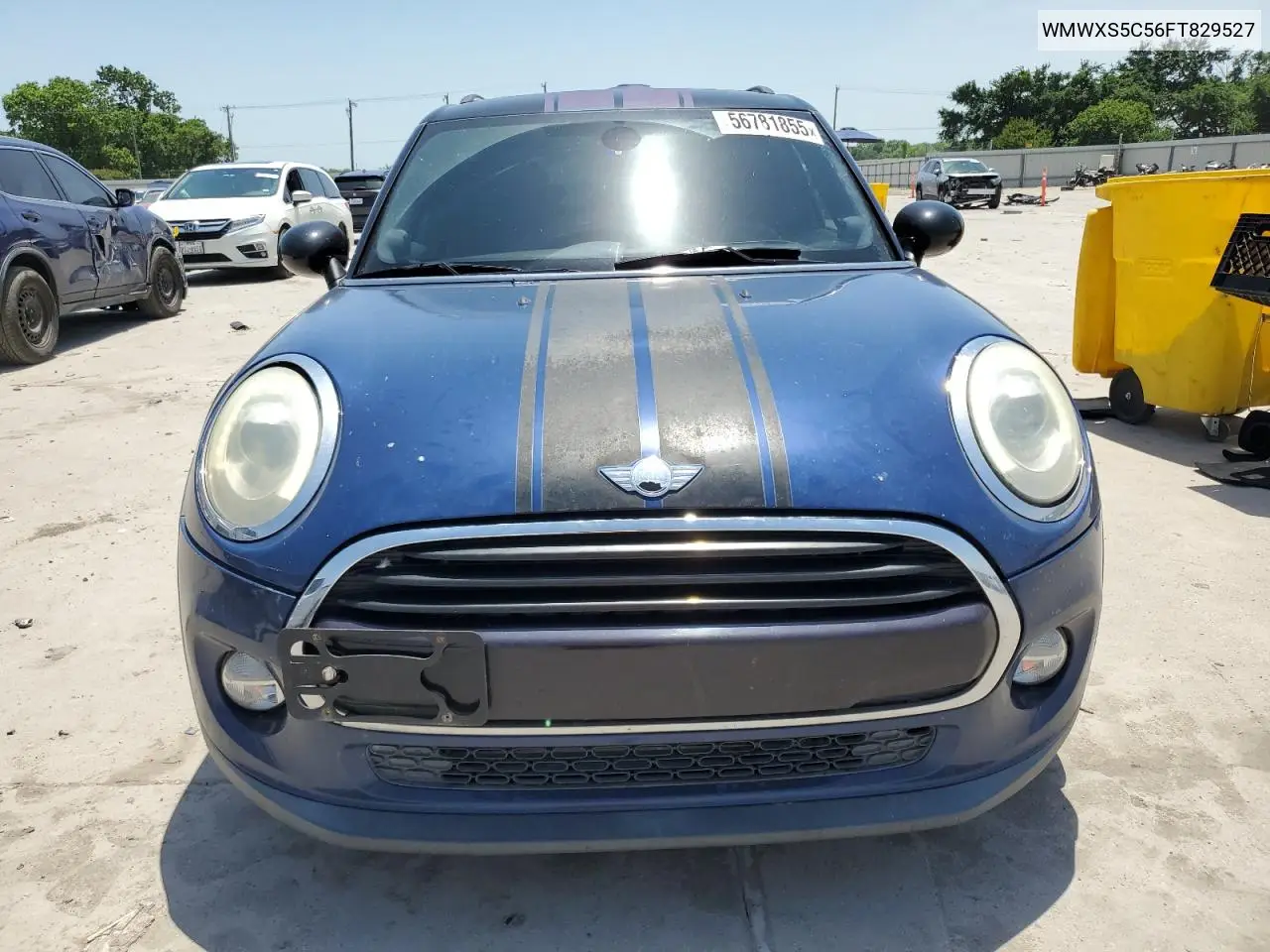 2015 Mini Cooper VIN: WMWXS5C56FT829527 Lot: 56781855