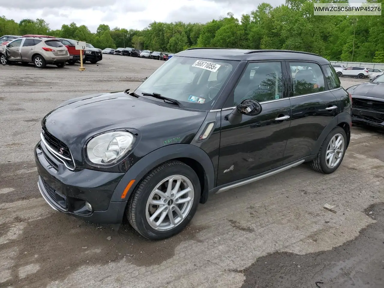 2015 Mini Cooper S Countryman VIN: WMWZC5C58FWP45276 Lot: 56871055