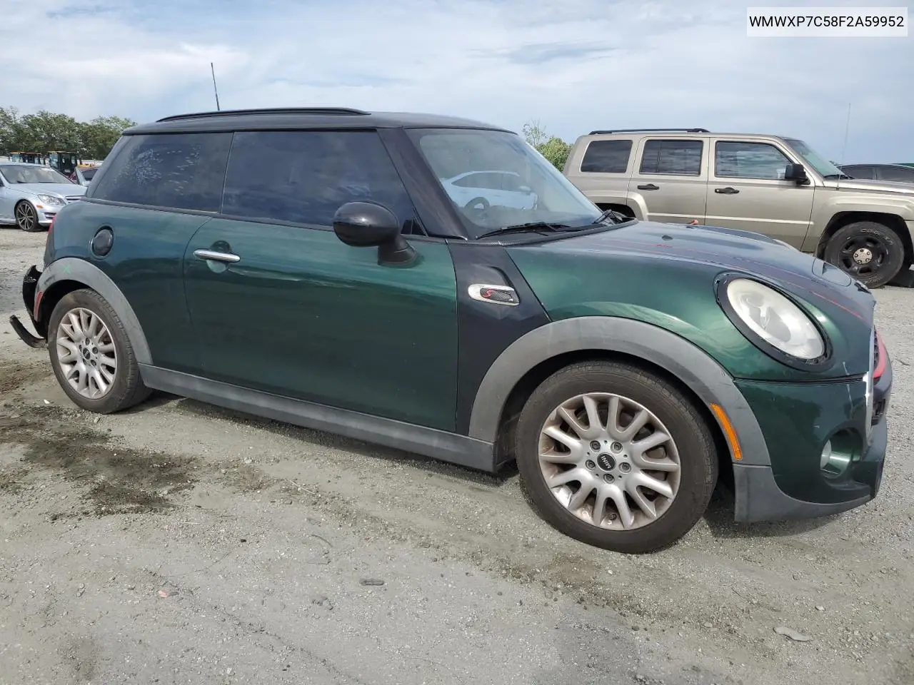 2015 Mini Cooper S VIN: WMWXP7C58F2A59952 Lot: 61731545