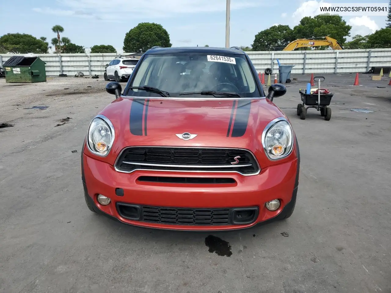 2015 Mini Cooper S Countryman VIN: WMWZC3C53FWT05941 Lot: 62641535