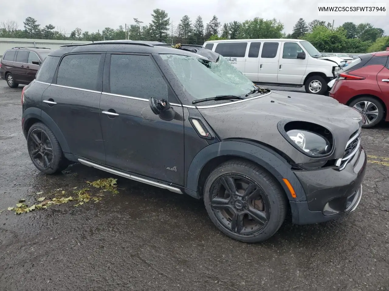 2015 Mini Cooper S Countryman VIN: WMWZC5C53FWT37946 Lot: 62818125