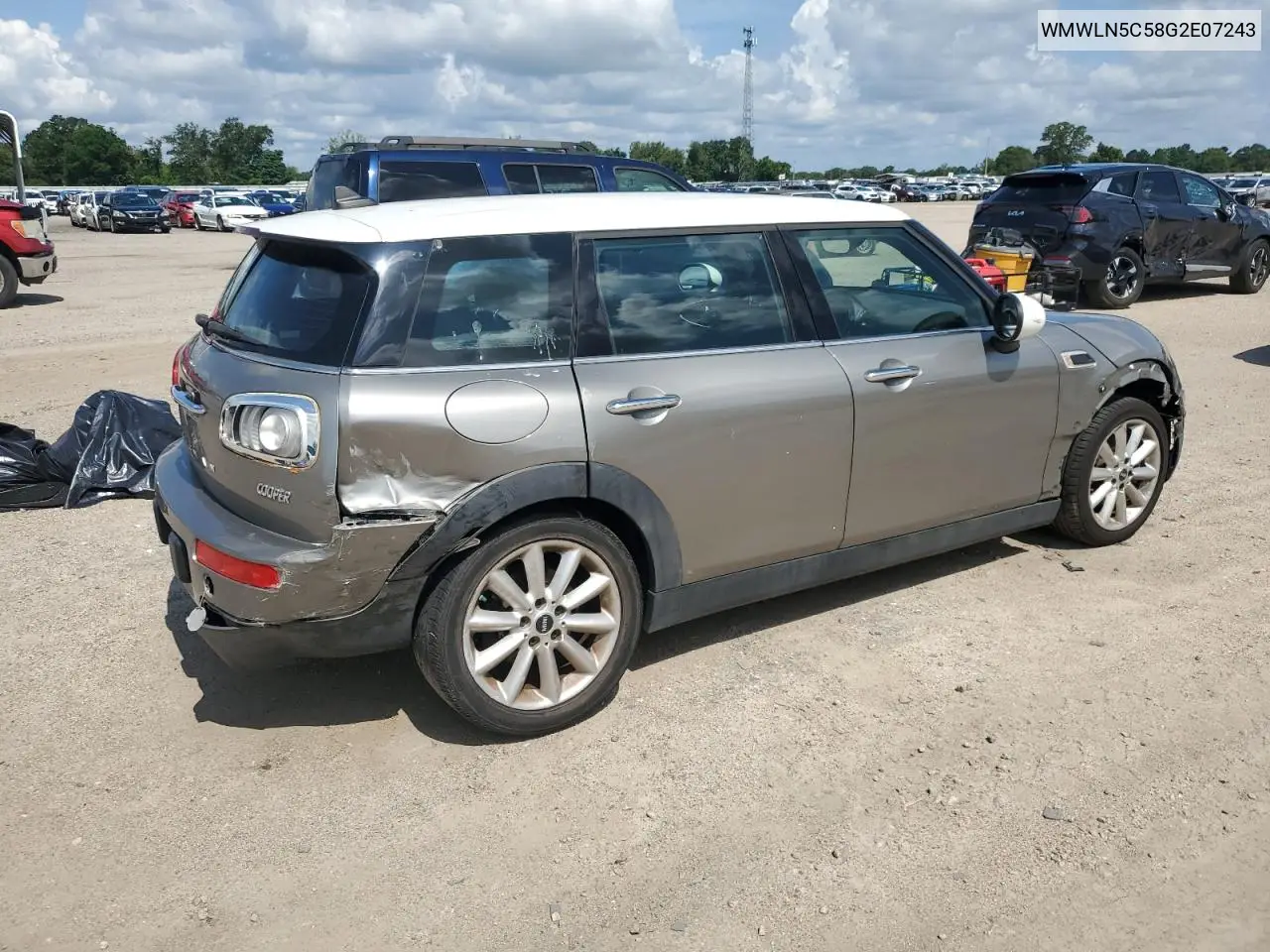 2016 Mini Cooper Clubman VIN: WMWLN5C58G2E07243 Lot: 62636435