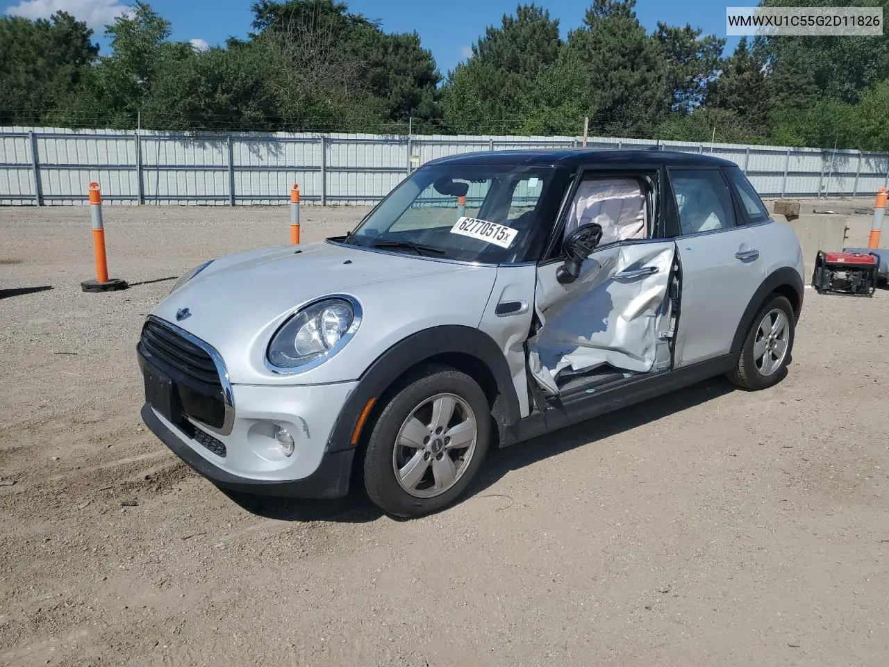 2016 Mini Cooper VIN: WMWXU1C55G2D11826 Lot: 62770515