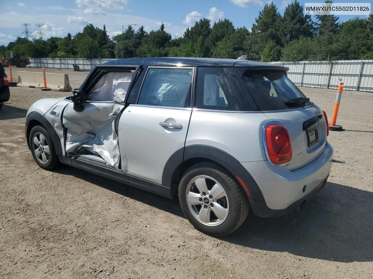 2016 Mini Cooper VIN: WMWXU1C55G2D11826 Lot: 62770515