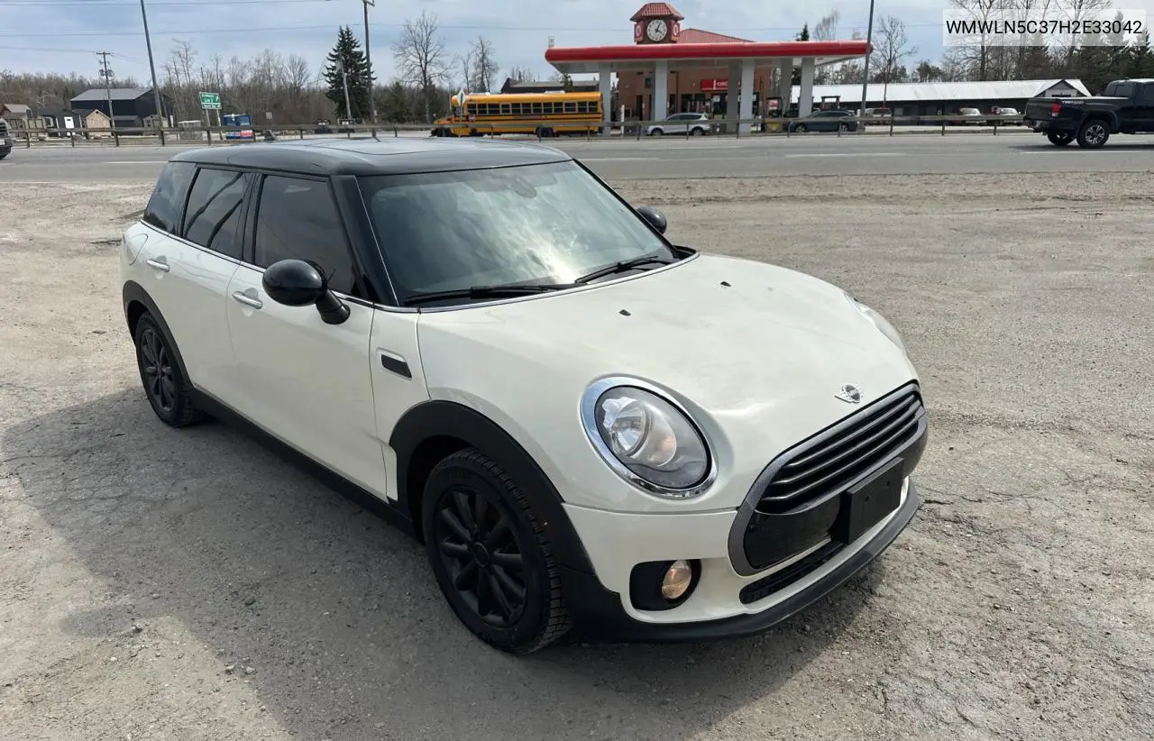 2017 Mini Cooper Clubman VIN: WMWLN5C37H2E33042 Lot: 53342785