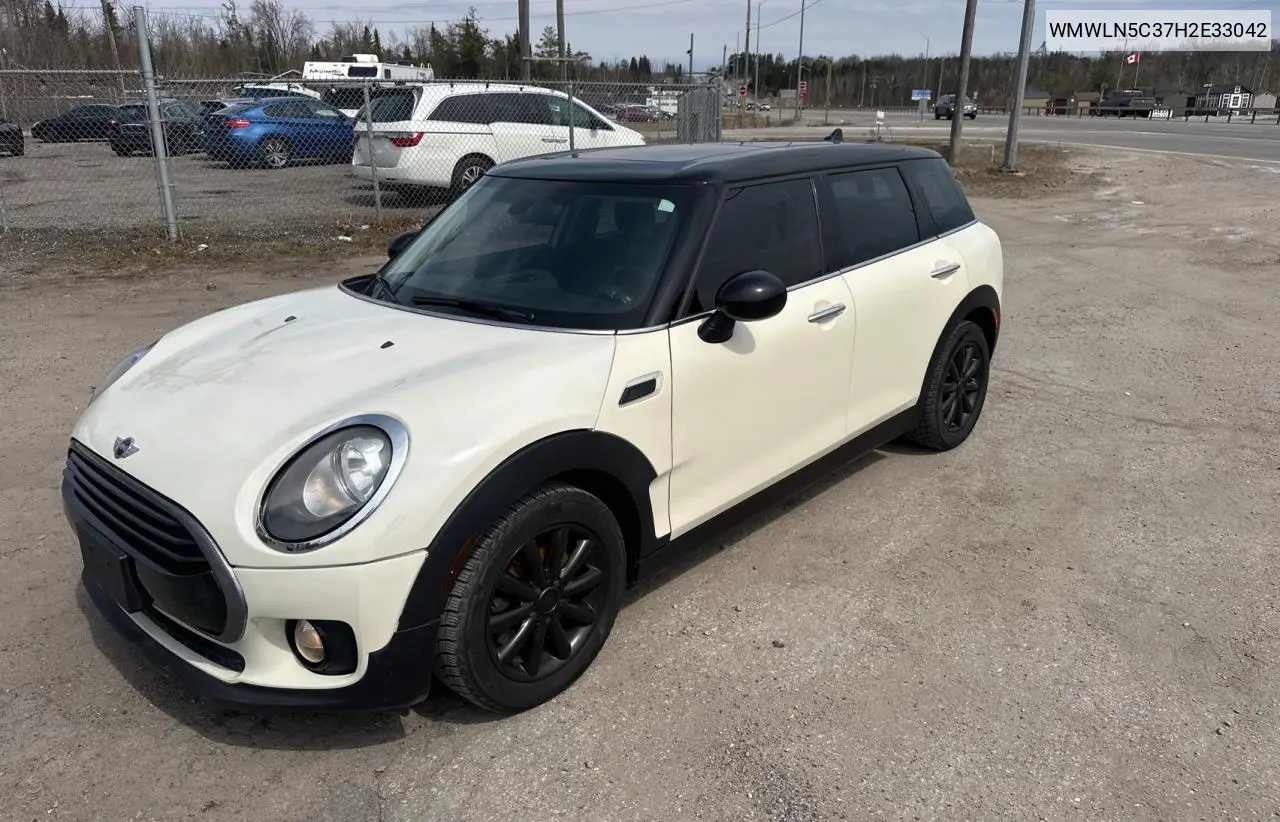 2017 Mini Cooper Clubman VIN: WMWLN5C37H2E33042 Lot: 53342785