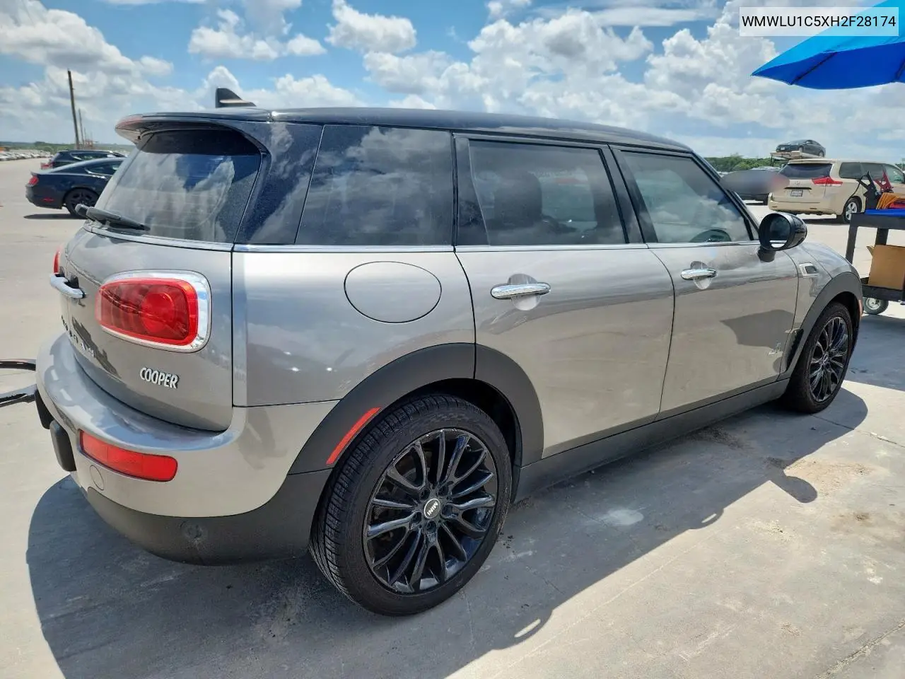 2017 Mini Cooper Clubman All4 VIN: WMWLU1C5XH2F28174 Lot: 62397395