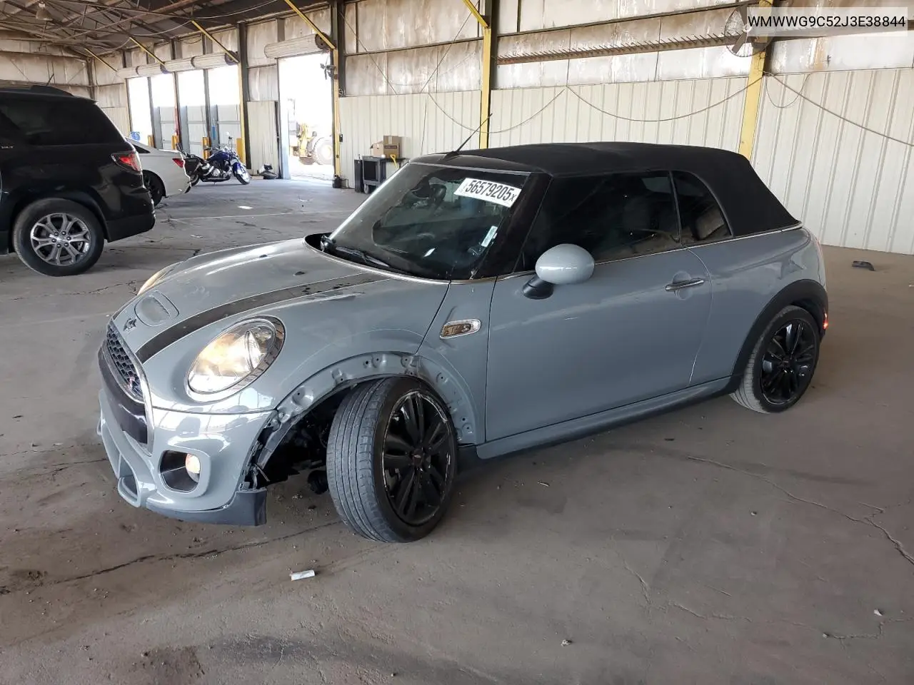 2018 Mini Cooper S VIN: WMWWG9C52J3E38844 Lot: 56579205