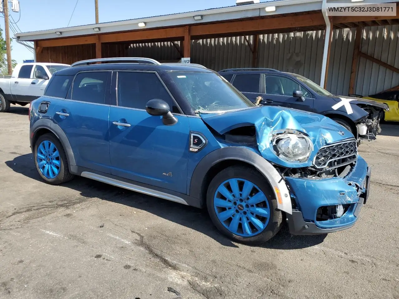 2018 Mini Cooper S Countryman All4 VIN: WMZYT5C32J3D81771 Lot: 62719865