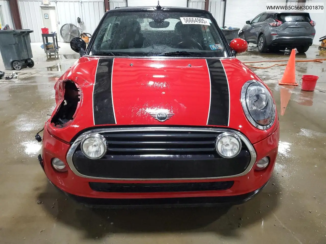 2019 Mini Cooper VIN: WMWWG5C56K3D01870 Lot: 56664905